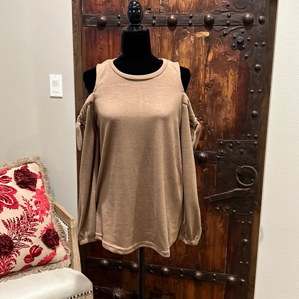 Cold Shoulder Sweater